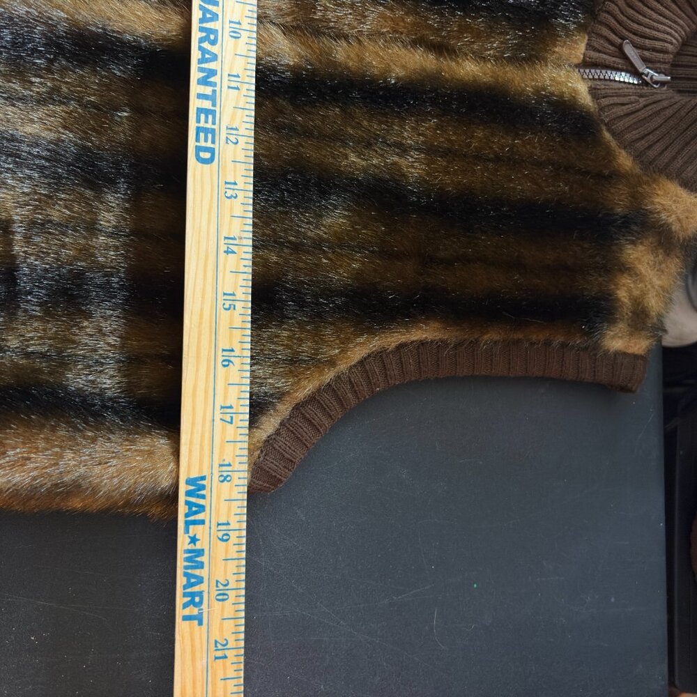 Kathie Lee Collection Faux Fur Vest - Picture 7 of 12
